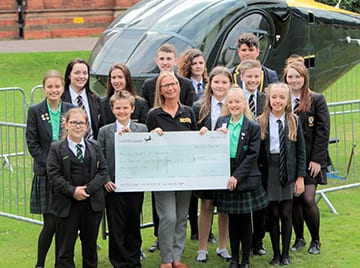 Students from academies across the region raise funds for Lincs & Notts Air Ambulance
