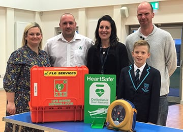 Lifesaving equipment loaned to Wainwright Primary Academy