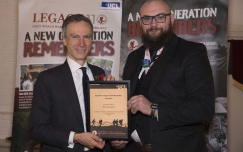 Accolade for WWI specialist leader