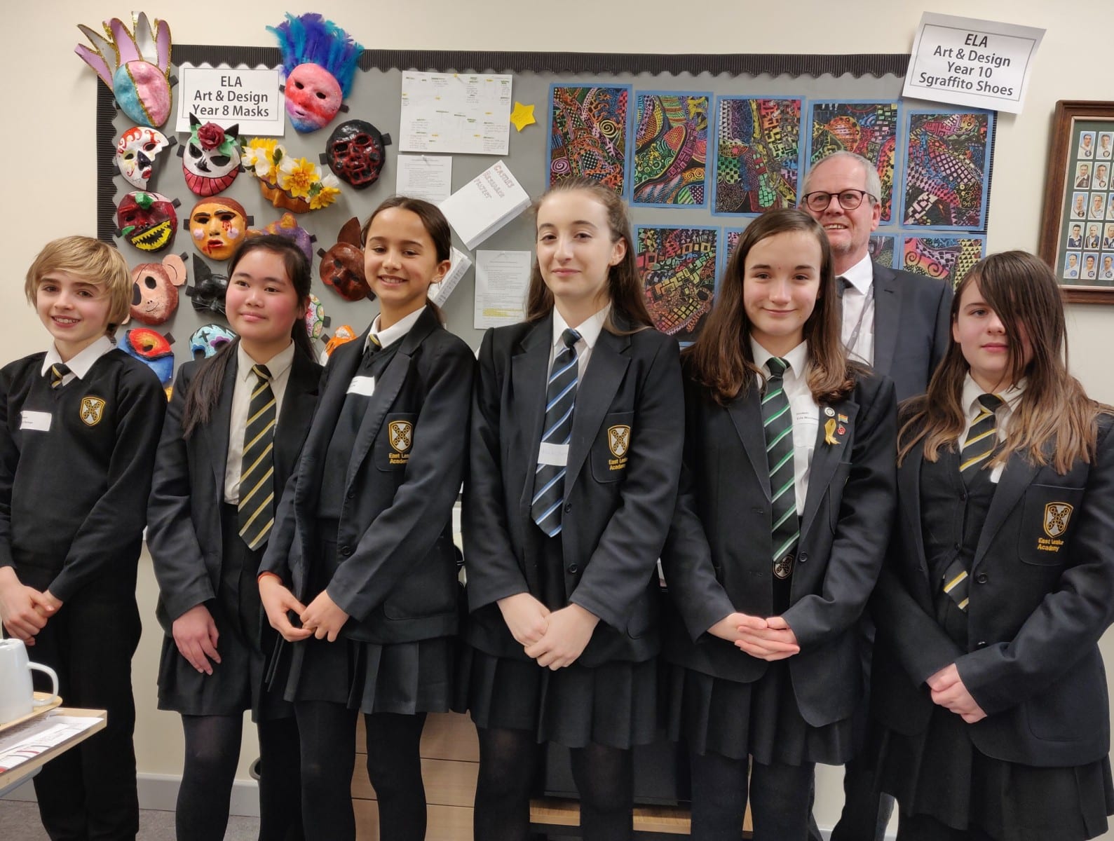 Head office staff special visitors from East Leake Academy