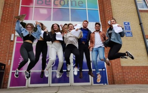 Students celebrate successes as A Level pass rate rises across Diverse Academies