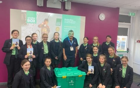 ShelterBox teaches Walton students about the devastation of natural disasters