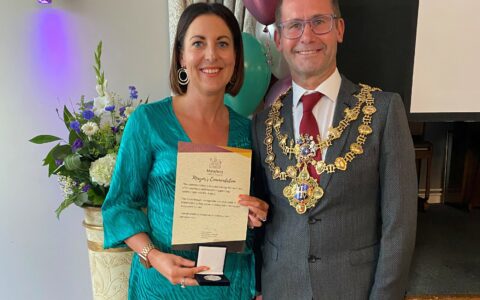 Mayor’s commendation awarded to staff member for outstanding commitment to pupils and community