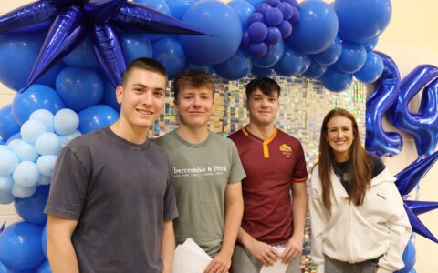 A level class of 2024 celebrate results day